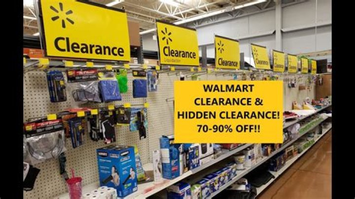 How often does Walmart markdown clearance?