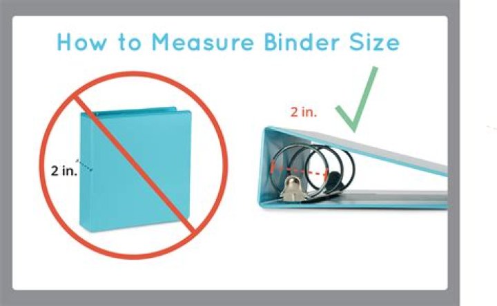 How tall is a 1in binder?