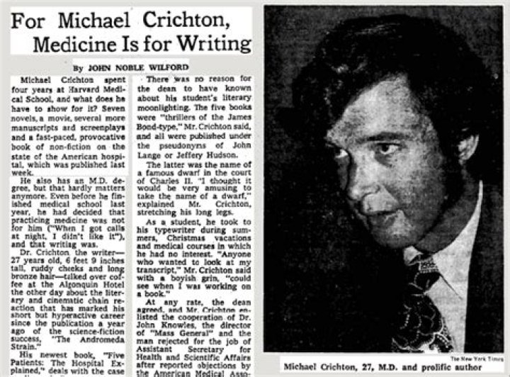 How tall was Michael Crichton