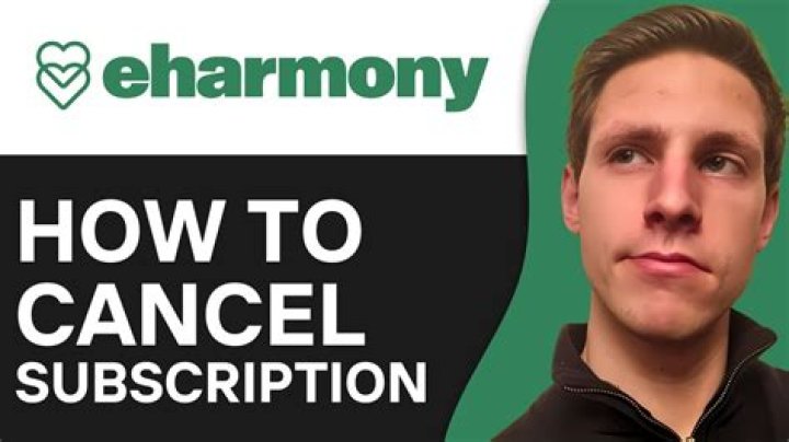 How to cancel eharmony subscription