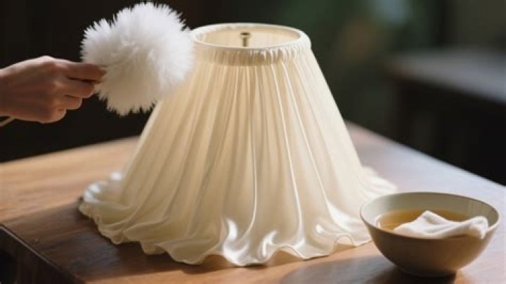 How to clean a silk lampshade