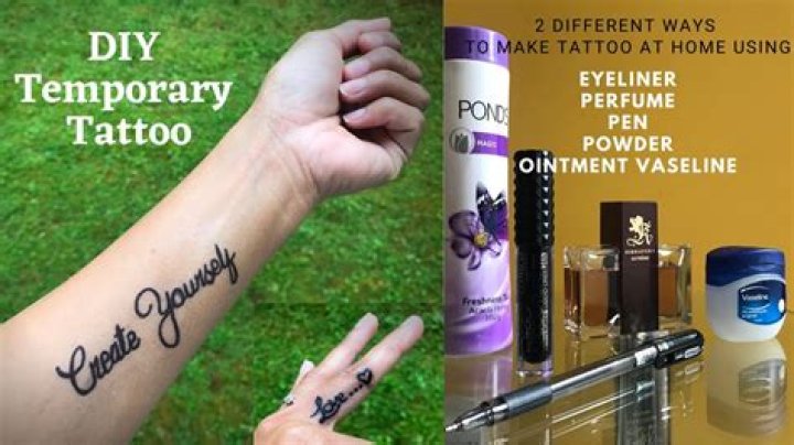 How to do a temporary tattoo