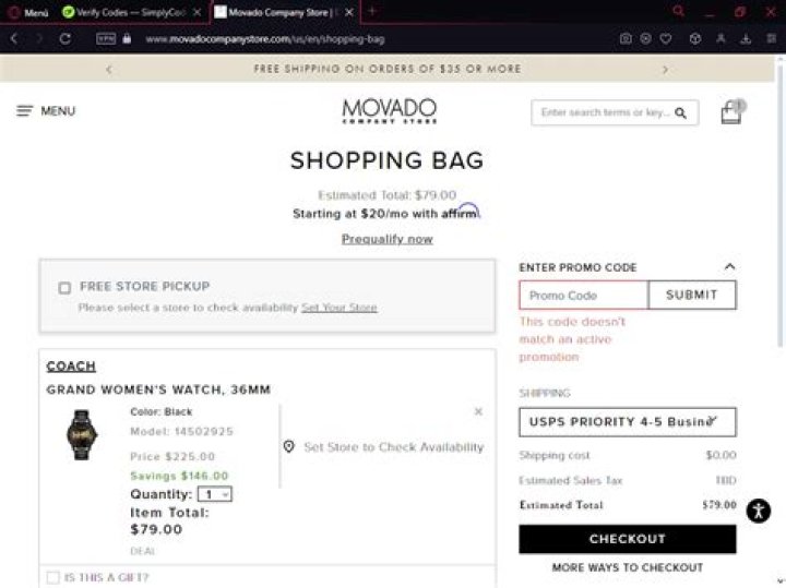 Is Movado Company Store a real website?