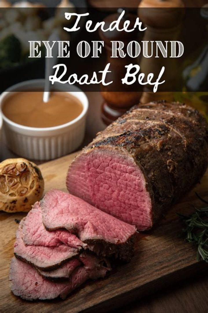 Is rump roast more tender than eye of round?