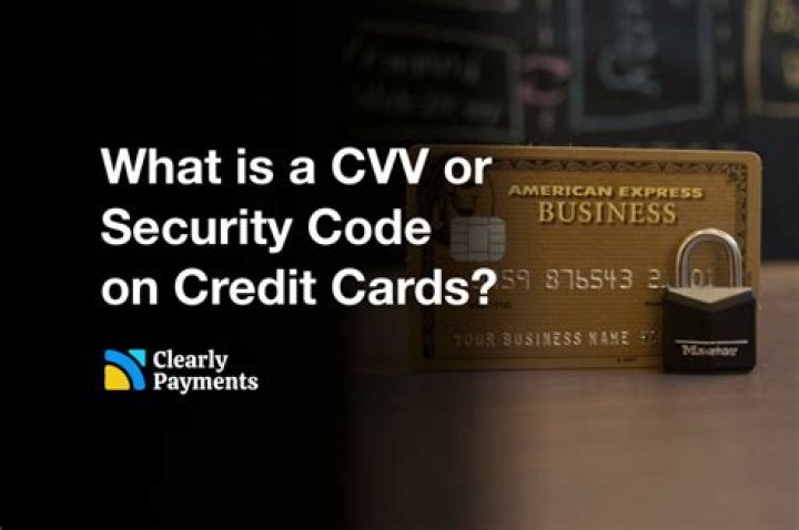 Is security code same as CVV?