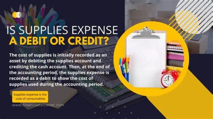 Is supplies account debit or credit?