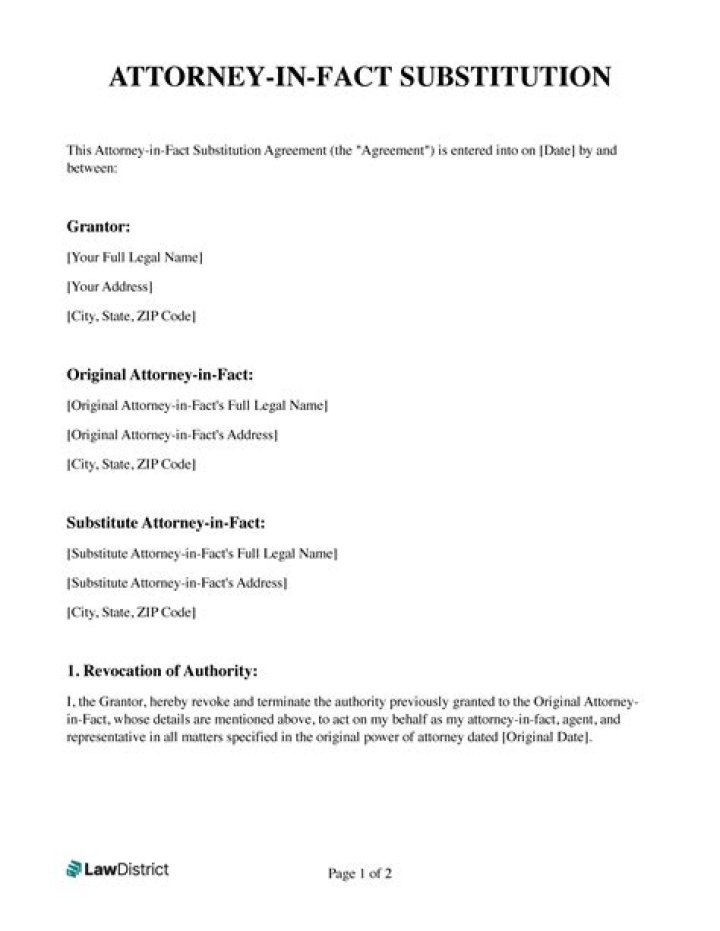 Is there a difference between a power of attorney and an attorney in fact?