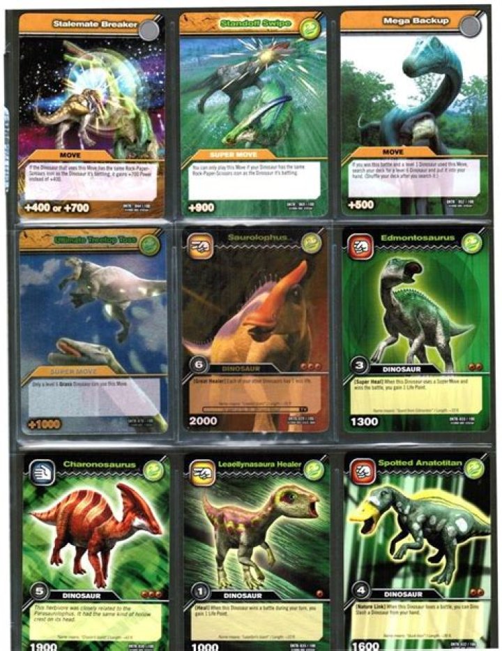 Is there a dinosaur king card game?