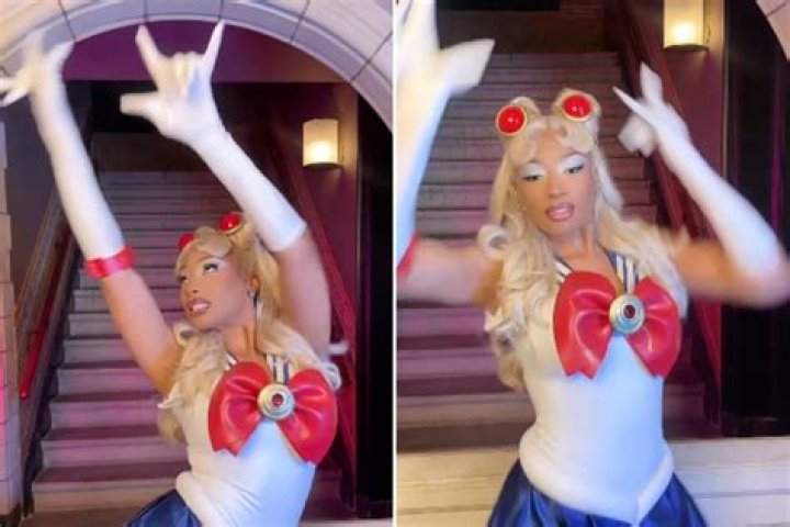 Megan Thee Stallion Wears Sexy "Sailor Moon" Outfit To Perform In Japan: Watch