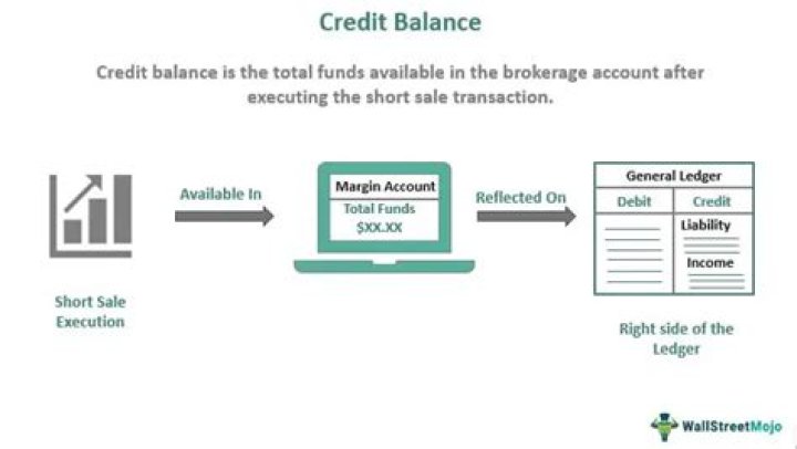 What account shows credit balance?