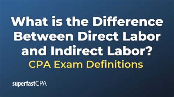 What are examples of direct labor?