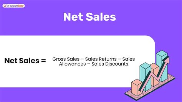What are net sales?