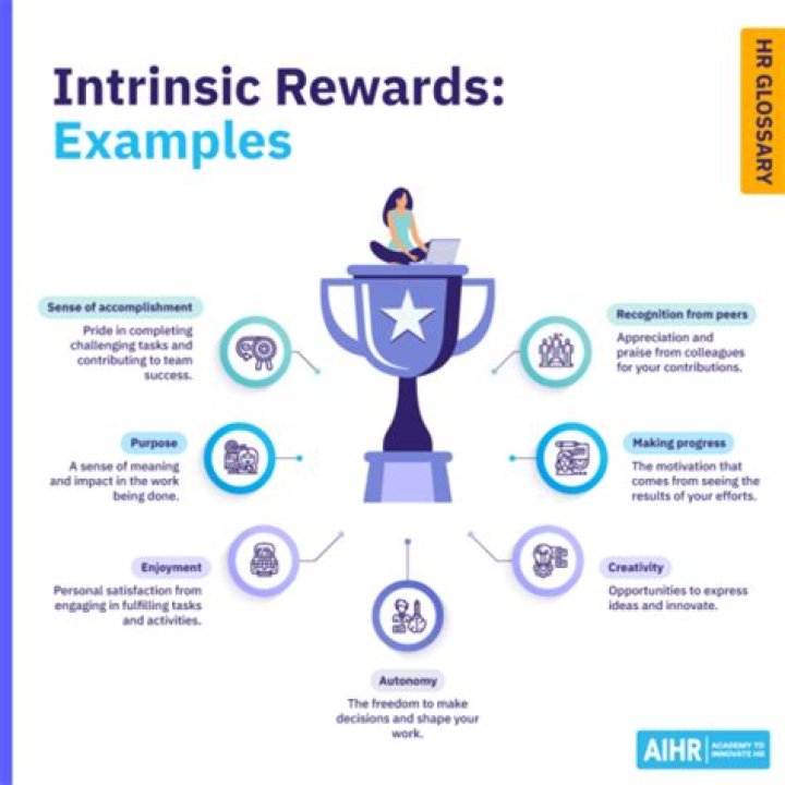 What are some examples of intrinsic rewards?