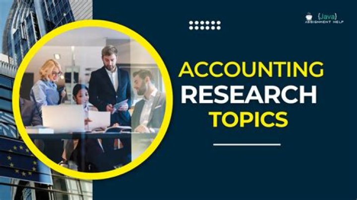 What are some of the research topics in accounting?