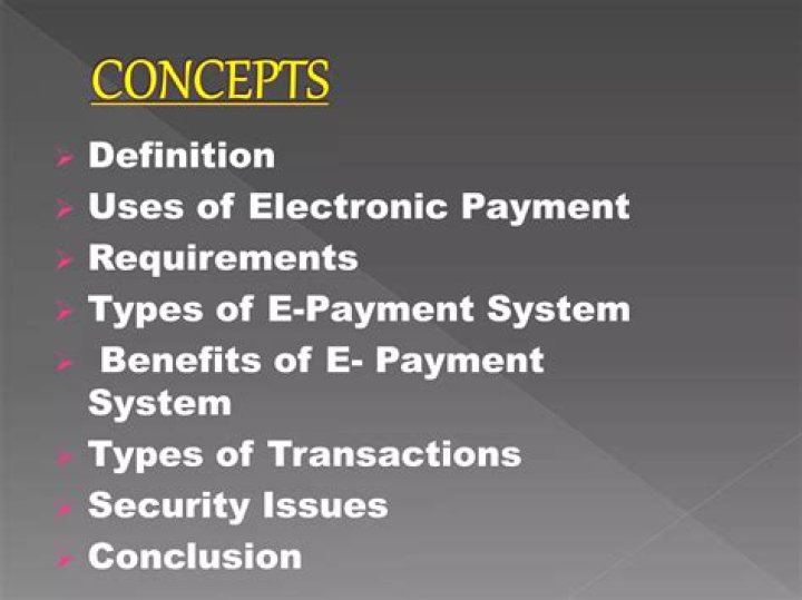 What are the issues in electronic payment system?