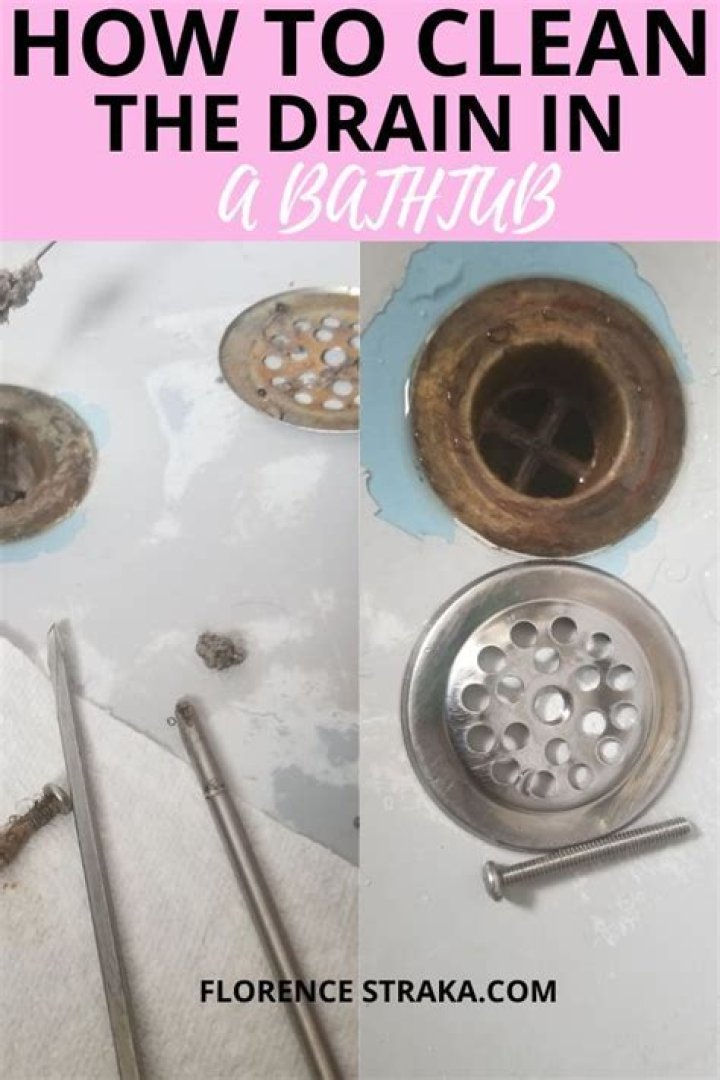 What can dissolve hair in a drain?