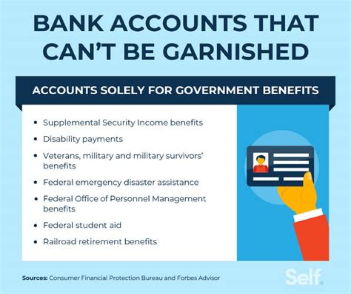What can you do if your bank account is garnished?