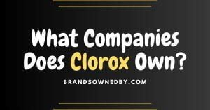 What company owns Clorox?