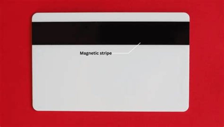 What data is stored on credit card magnetic strip?