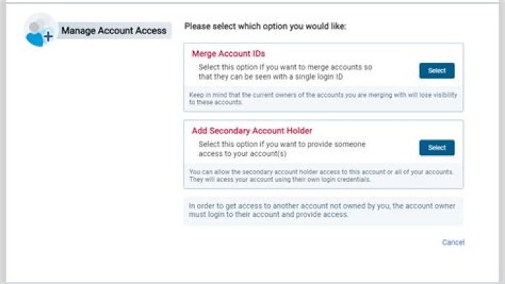 What do you call a secondary account holder?