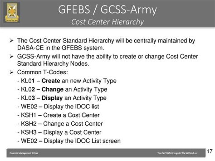 What does Gfebs provide the Army with?