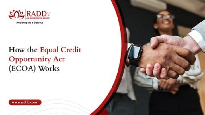 What does the Equal Credit Opportunity Act do?