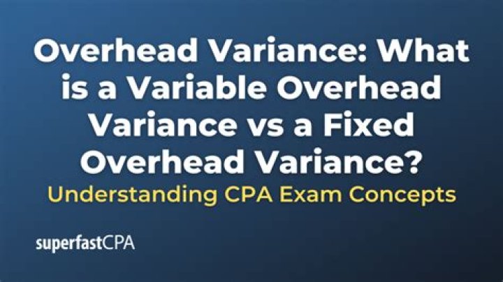 What does variable overhead include?