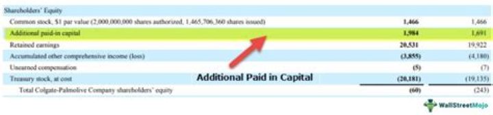 What financial statement does Additional paid in capital appear on?