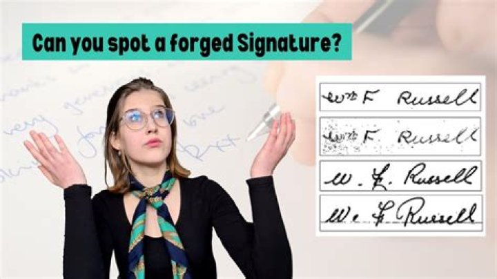 What happens if you forged signature?