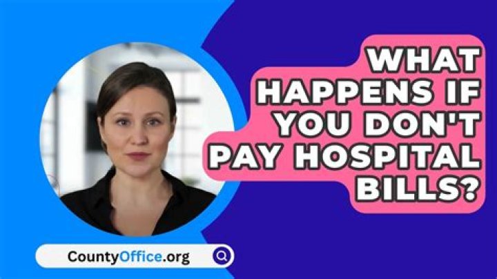 What happens to hospital bills when you die?