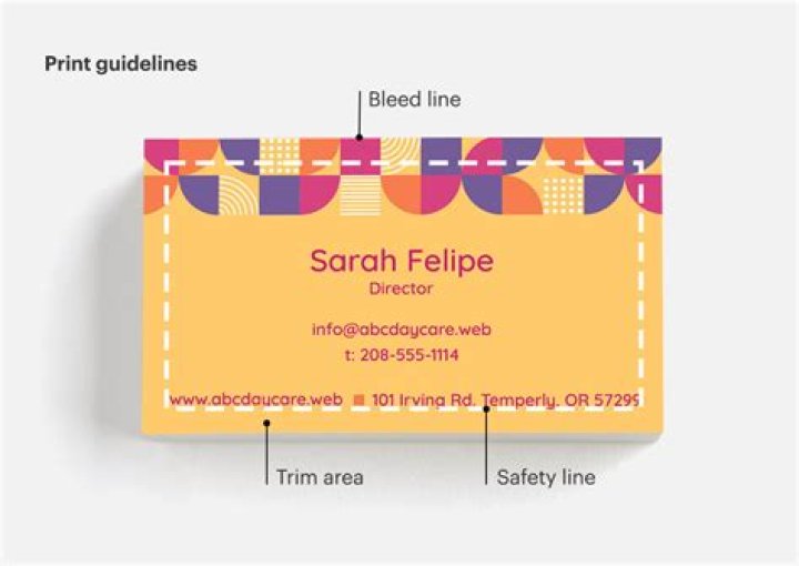 What information should be on a business card?