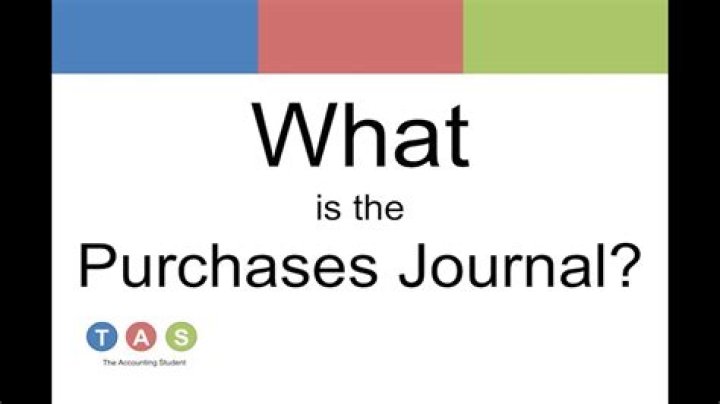 What is a purchase journal used for?