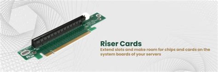 What is a riser card used for?