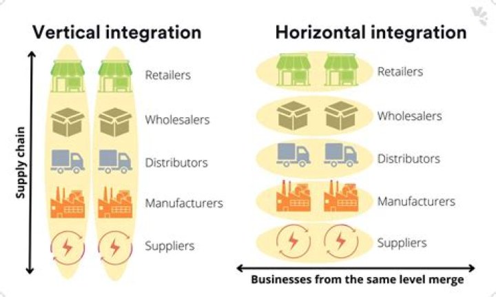 What is an example of a horizontally integrated firm?
