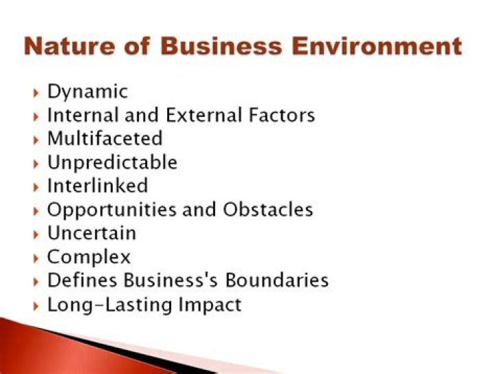 What is business environment nature and significance?