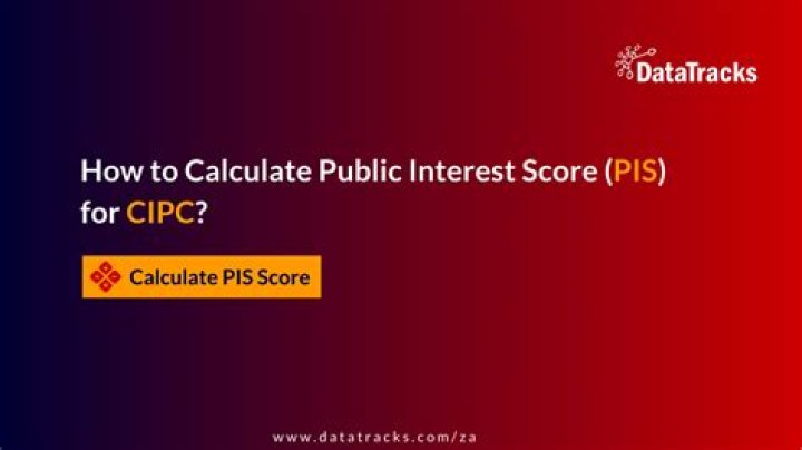 What is considered when calculating the public interest score of a company?