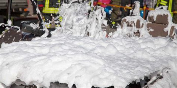 What is fire department foam made of?