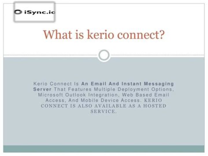 What is Kerio Connect?