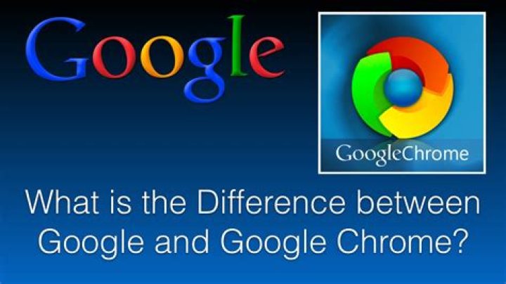 What is the difference between Google and Google Chrome?