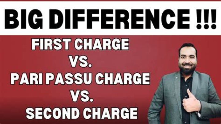 What is the difference between pari passu and second charge?