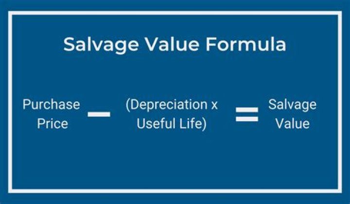 What is the difference between salvage value and depreciation?