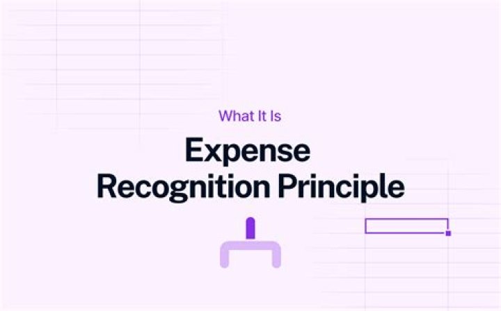 What is the expense recognition principle in accounting?