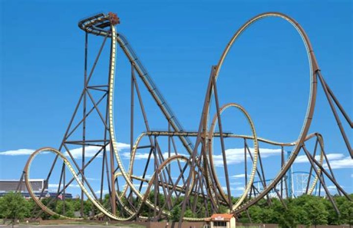 What is the largest roller coaster in England?