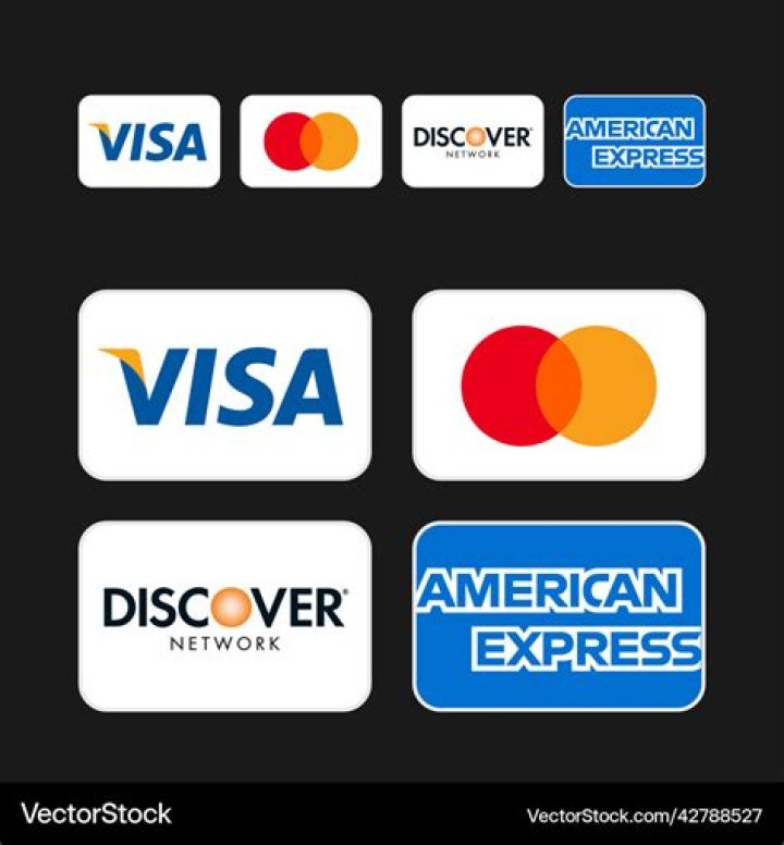What is the symbol for Visa card?
