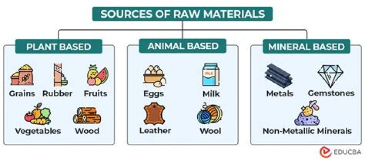 What raw materials do Apple use?