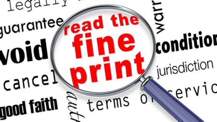 What should you look for in the fine print of a credit offer?