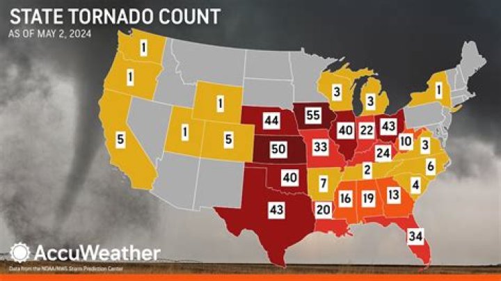 What state has not had a tornado?