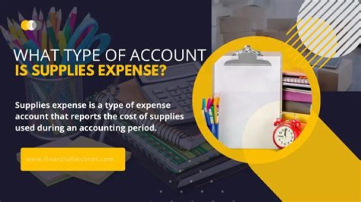 What type of account is supplies?