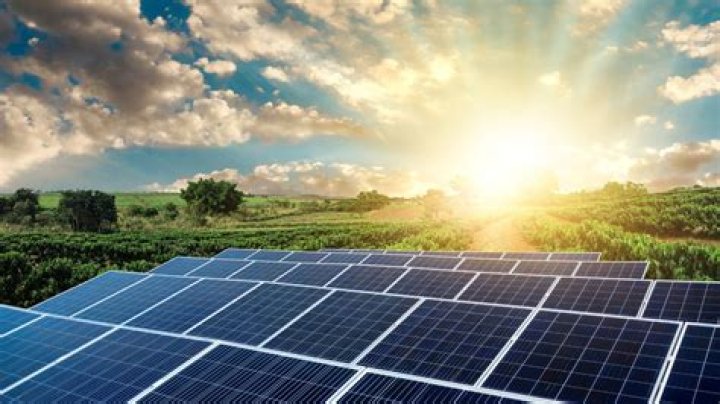When was solar electricity first used?