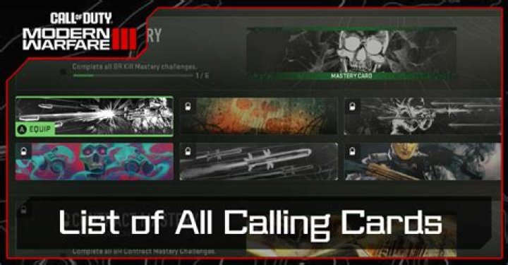 Where are calling cards from?